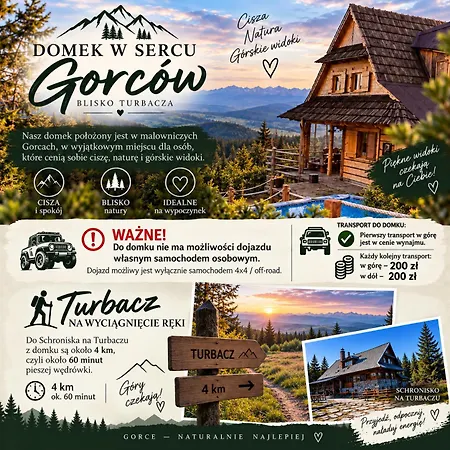 W Gorach- Bacowka U Dudka Horská chata *